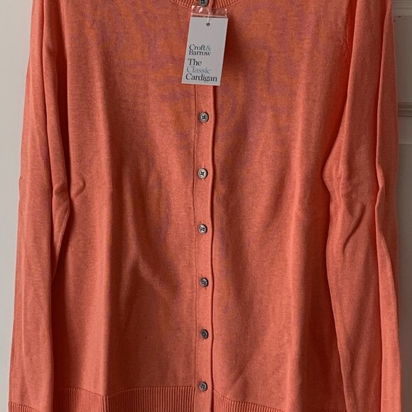 Croft & Barrow Coral Sweater Size S NWT - Picture 2 of 3
